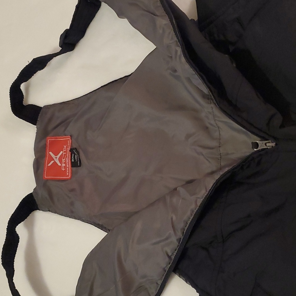 Black Arctix Snow Bibs. Women's LG - Picture 6 of 14